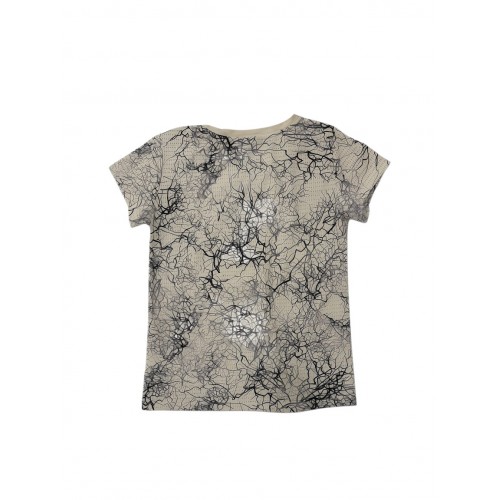 Adidas Originals Γυναικείο Graphic T-Shirt Εκρού–Μαύρο